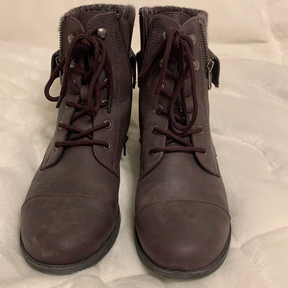 Burgundy Boots